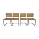4 chaises Cesca Marcel Breuer