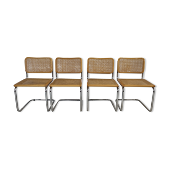 Marcel Breuer cesca dining chairs set of 4