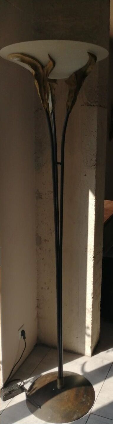 Very large floor lamp Vintage year 80