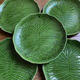 Vintage Gien cabbage plates