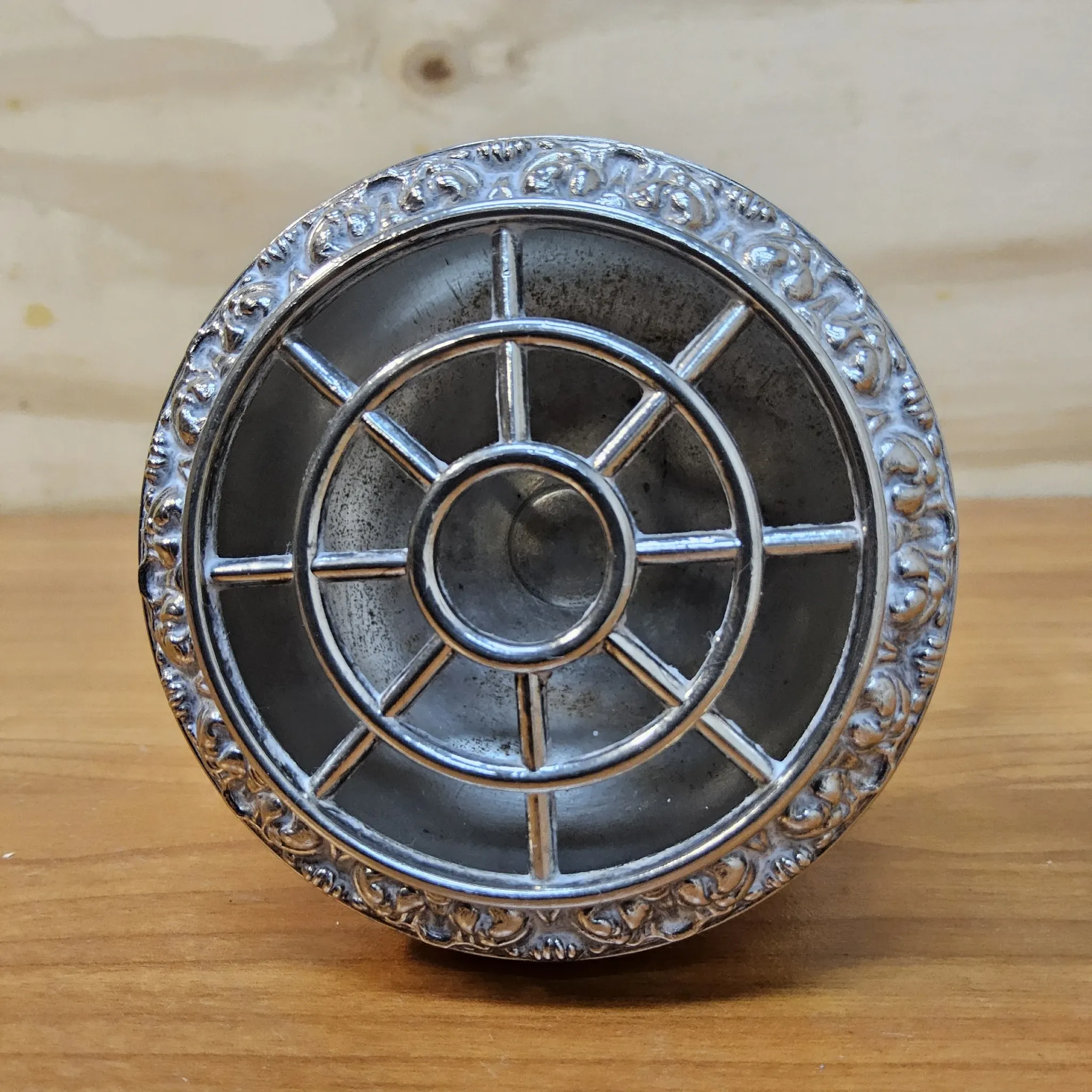 Vintage silver-plated English rose bowl (rose vase) Ianthe