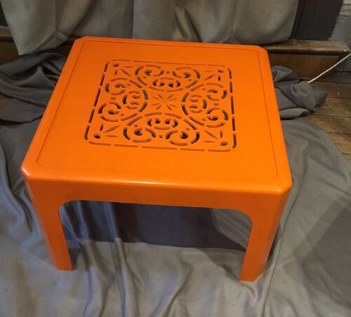 Gilac coffee table orange worked model n°1853