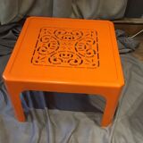 Gilac coffee table orange worked model n°1853