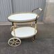 Vintage ivory and brass service
