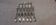 11 silver plated dessert forks, Ercuis LXV 29, 18.9cm