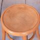 Mid-Century Stool in Sold Beech and Plywood, Czech, 1950s