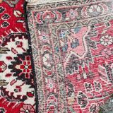 Antique Hand knotted Carpet, vintage rug with a medaillion in the middle