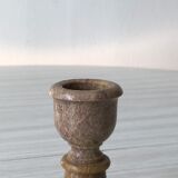 Marble candle holder