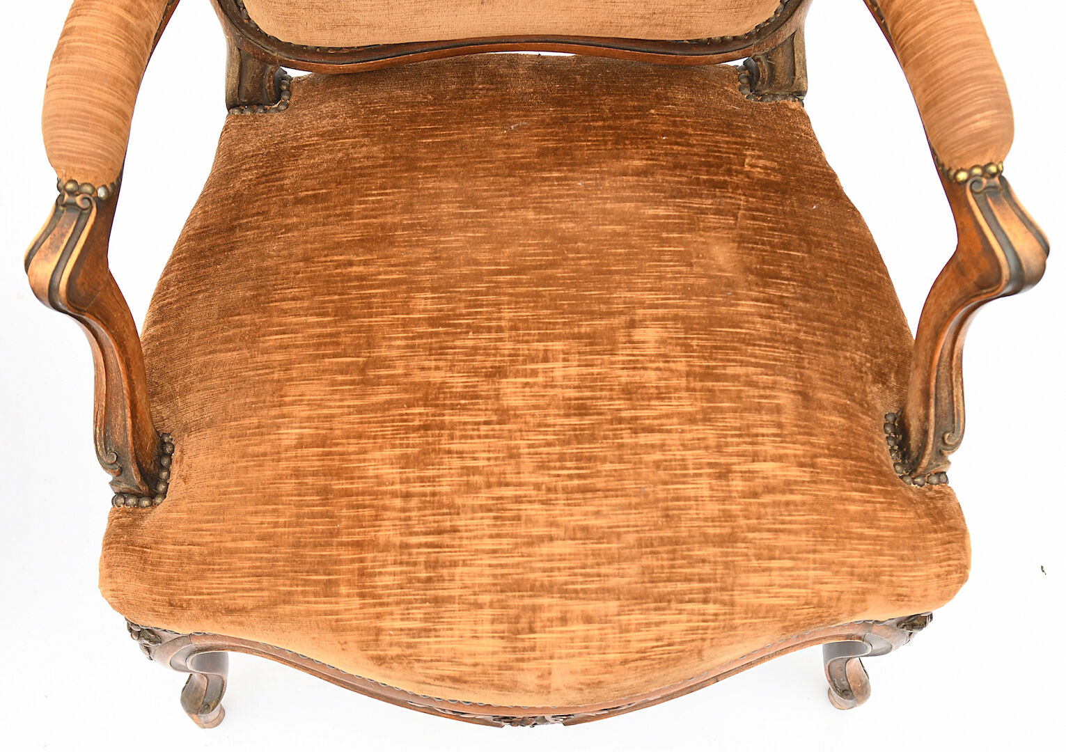 Pair of Louis XV style armchairs