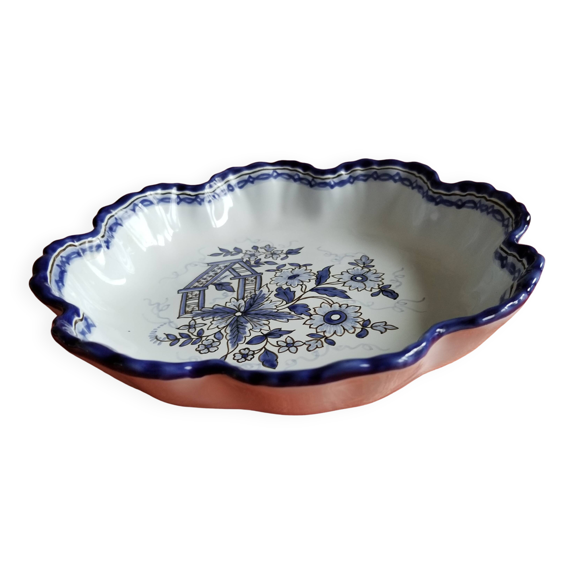 Compotier en faïence de Nevers atelier Georges