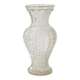 Vase en verre Art Déco : design italien Fidenza des années 50