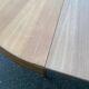 Authentic Scandinavian round table BAUMANN stripped in raw teak 1960