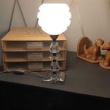 Vintage glass table lamp
