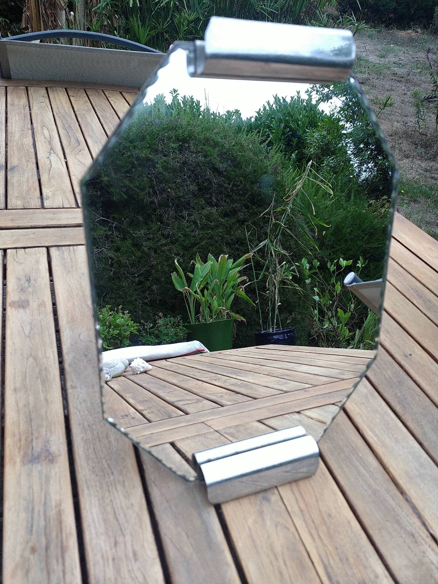 Art Deco mirror plateau.