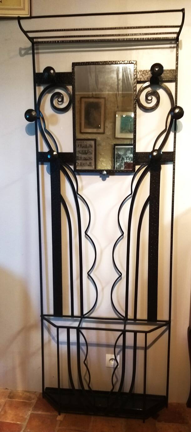 Art Deco coat rack