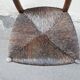 Old chair in mulching