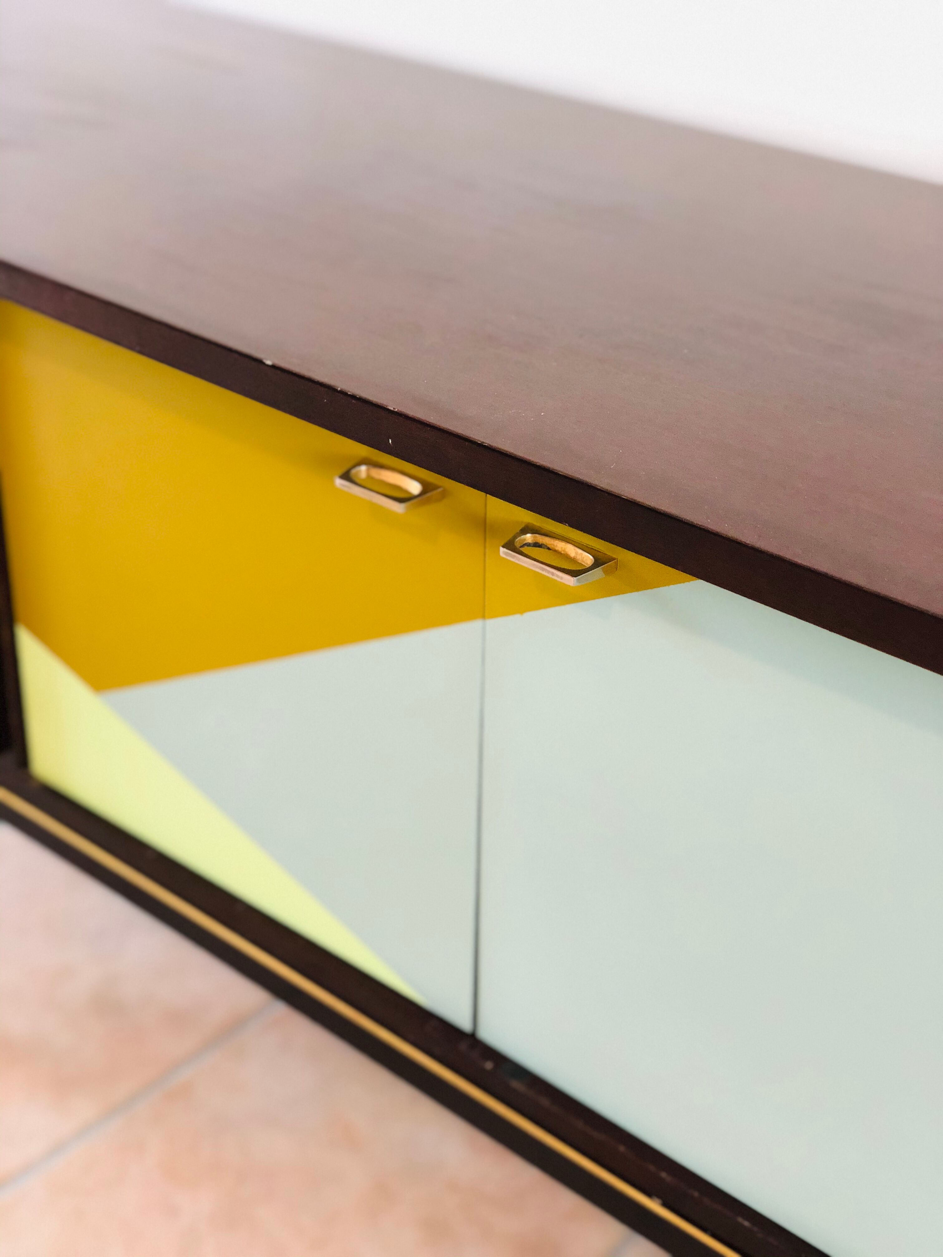 Vintage graphic sideboard 1965