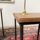 Modernist teak nesting tables from the 50s