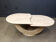 Table basse vintage en travertin à deux niveaux, années 1970