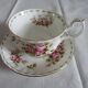 Royal Albert Porcelain Cup and Saucer (June)