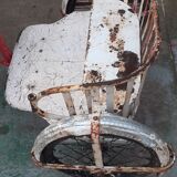 Sulky metal carousel two-seater 50s