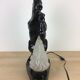 Prancing horse lamp and flame