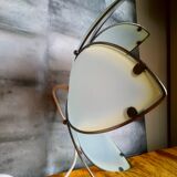 Daisy suspension shortbread glass and vintage brass