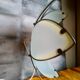 Daisy suspension shortbread glass and vintage brass