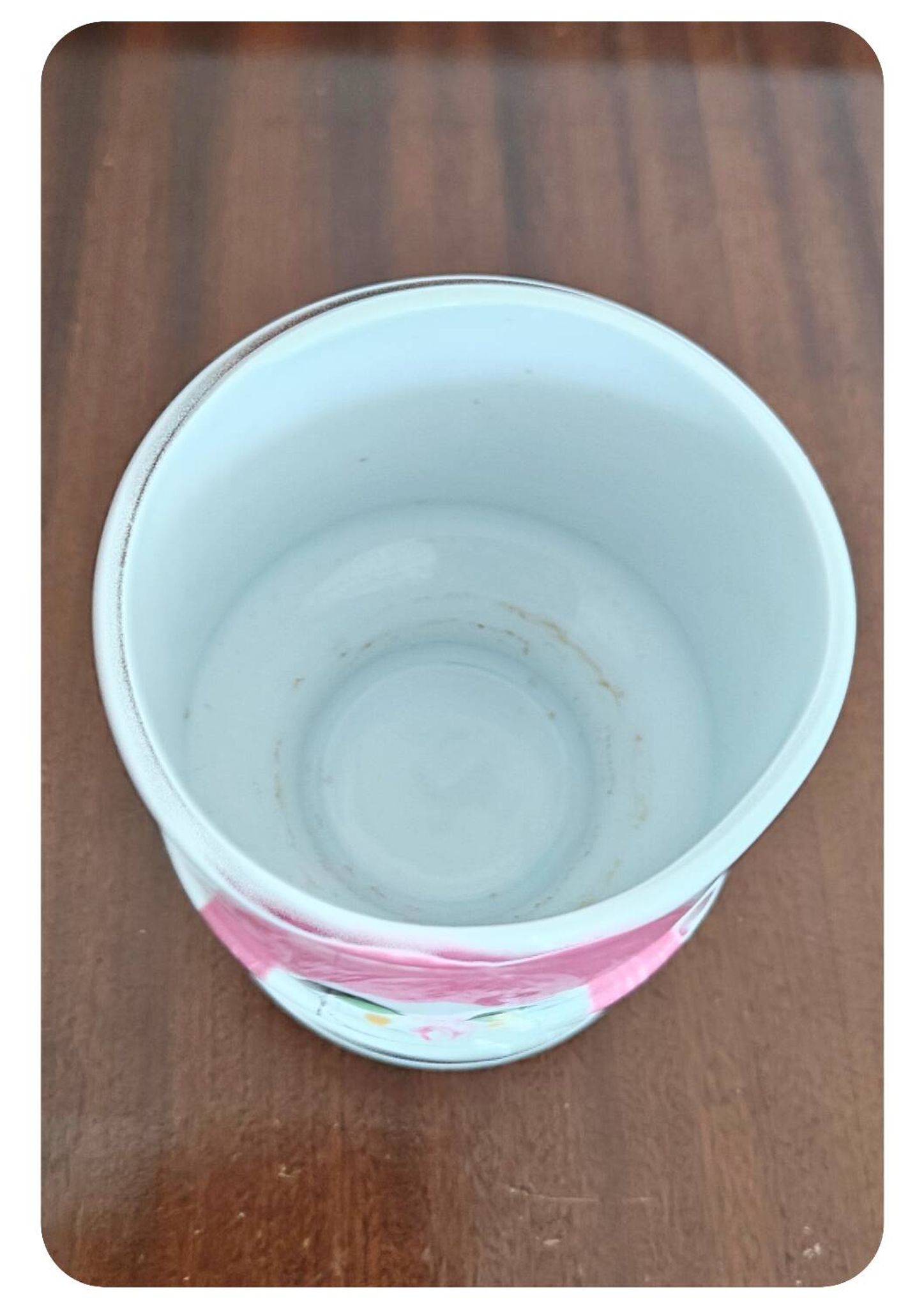Cache pot vintage porcelaine de l'Aubrac