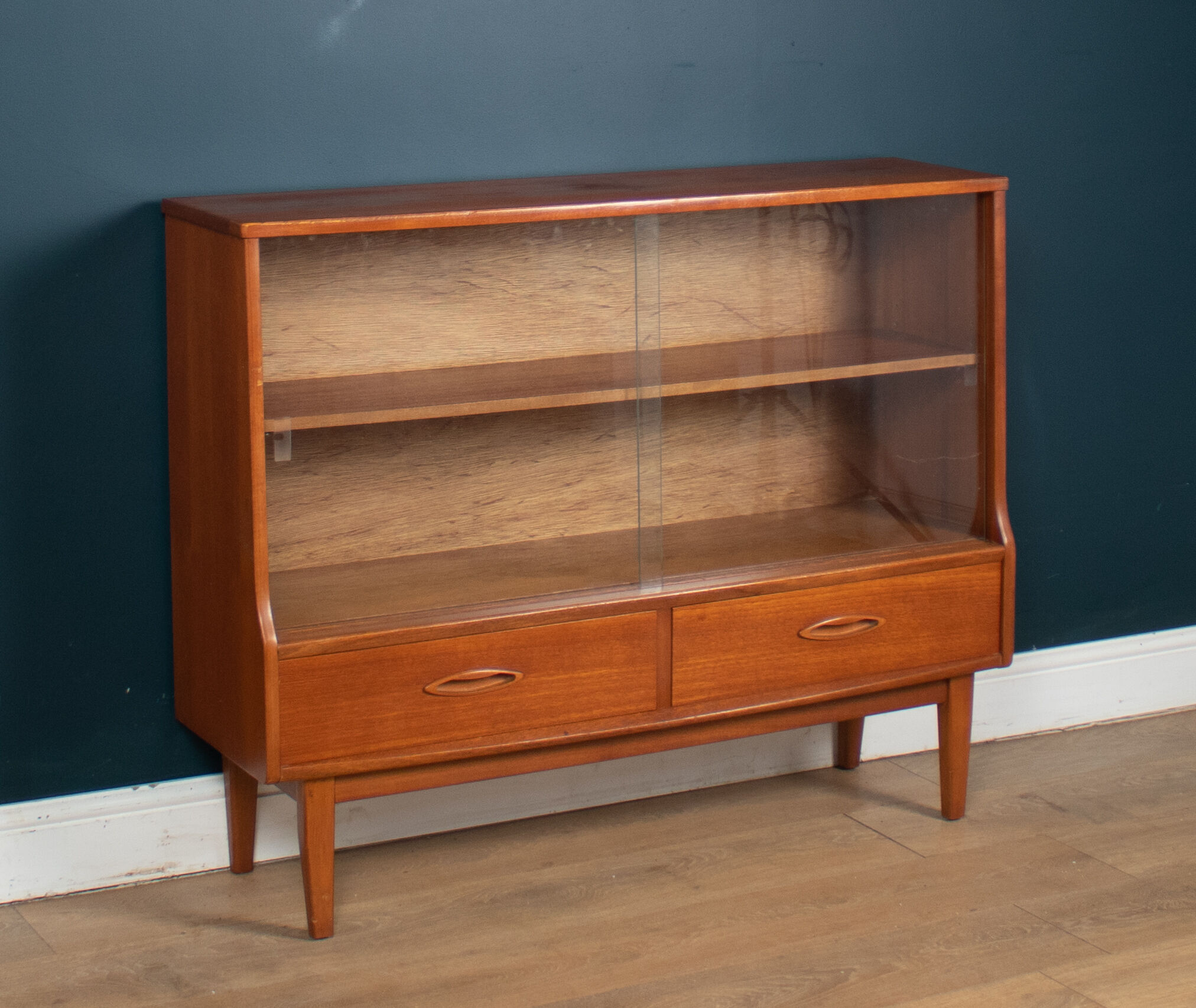 Jentiuque mid century glazed bookcase 1960