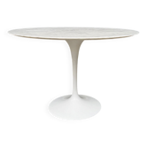 Originele Knoll Tulip 107cm rond Eero Saarinen Arabescato mat NIEUWSTAAT!!