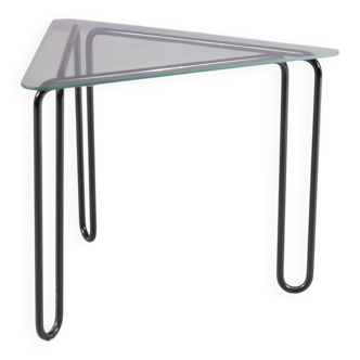 1980s wire metal side table from the Netherlands