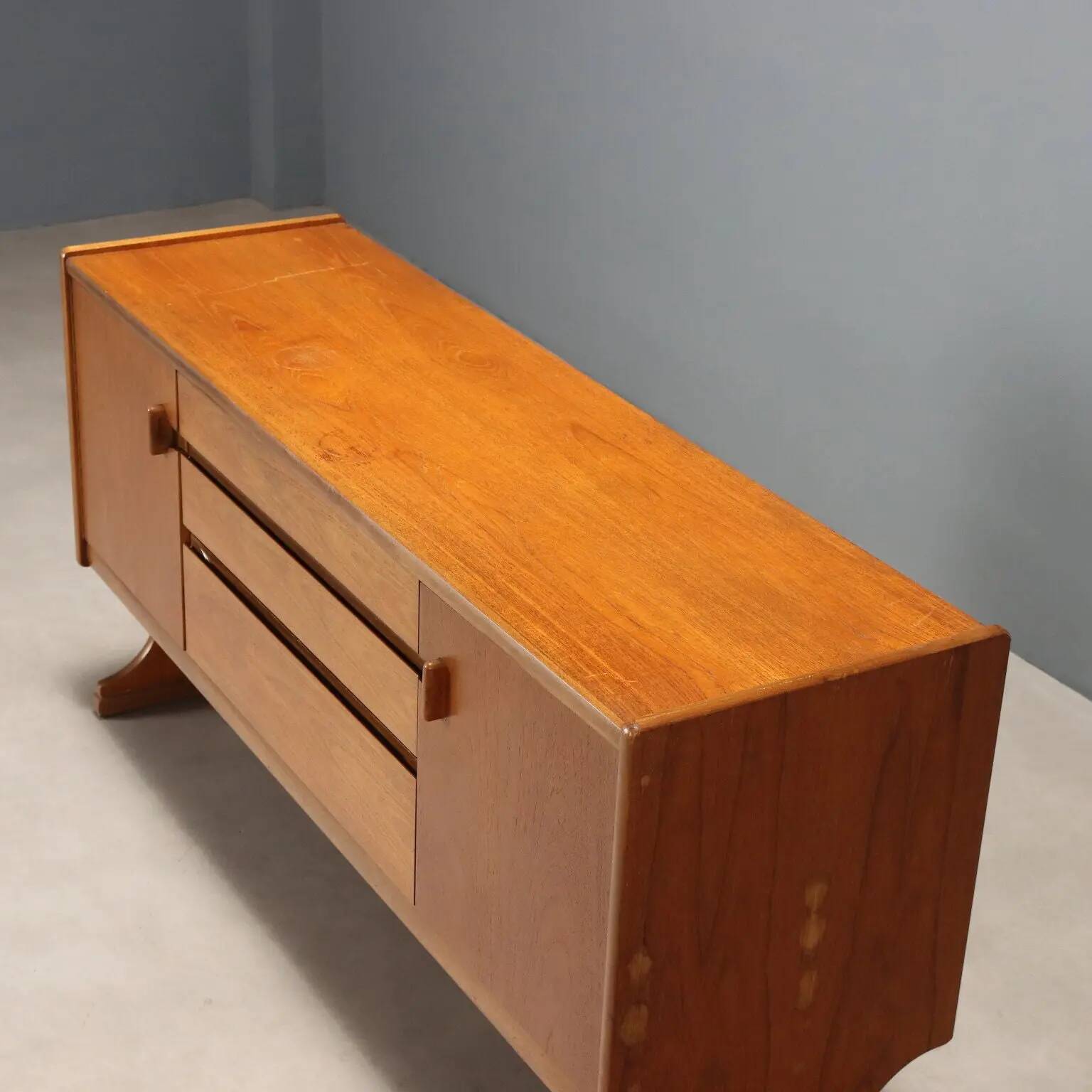 Vintage teak enfilade, Nordic design, 1960s.
