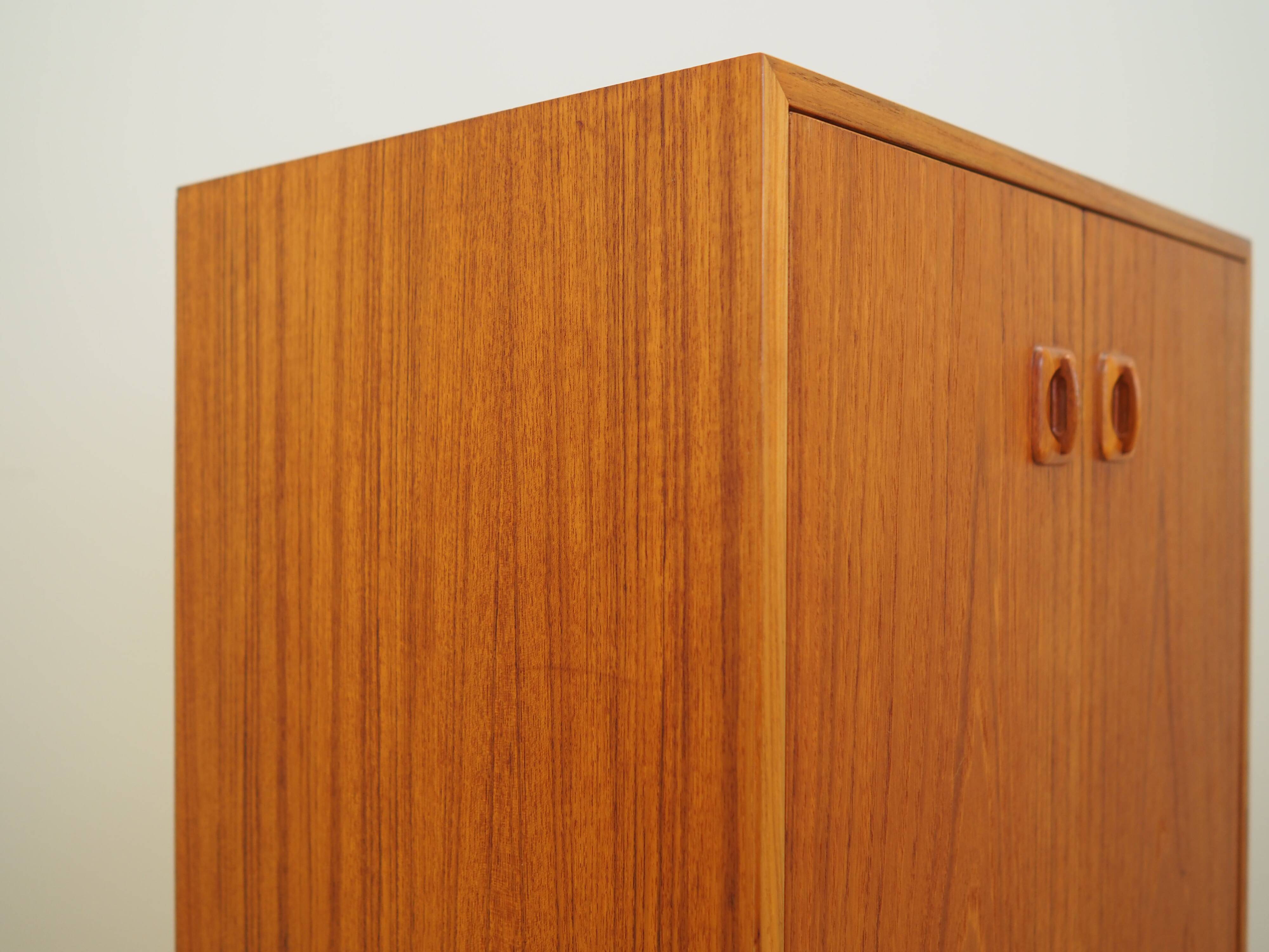 Teak cabinet, Danish design, 1960s, production: Denmark