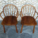 Pair of Scandinavian bars with solid wood Denmark