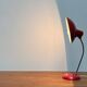 Lampe de table articulée en métal rouge 6786 par Christian Dell pour Kaiser Idell, années 1960