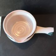 French artisan ceramics – decorative pan in Capron style – year