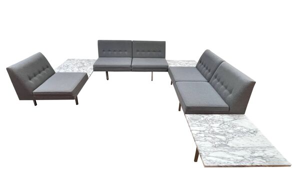 Ensemble de canapé modèle ''Modular'' de George Nelson, édition Herman Miller