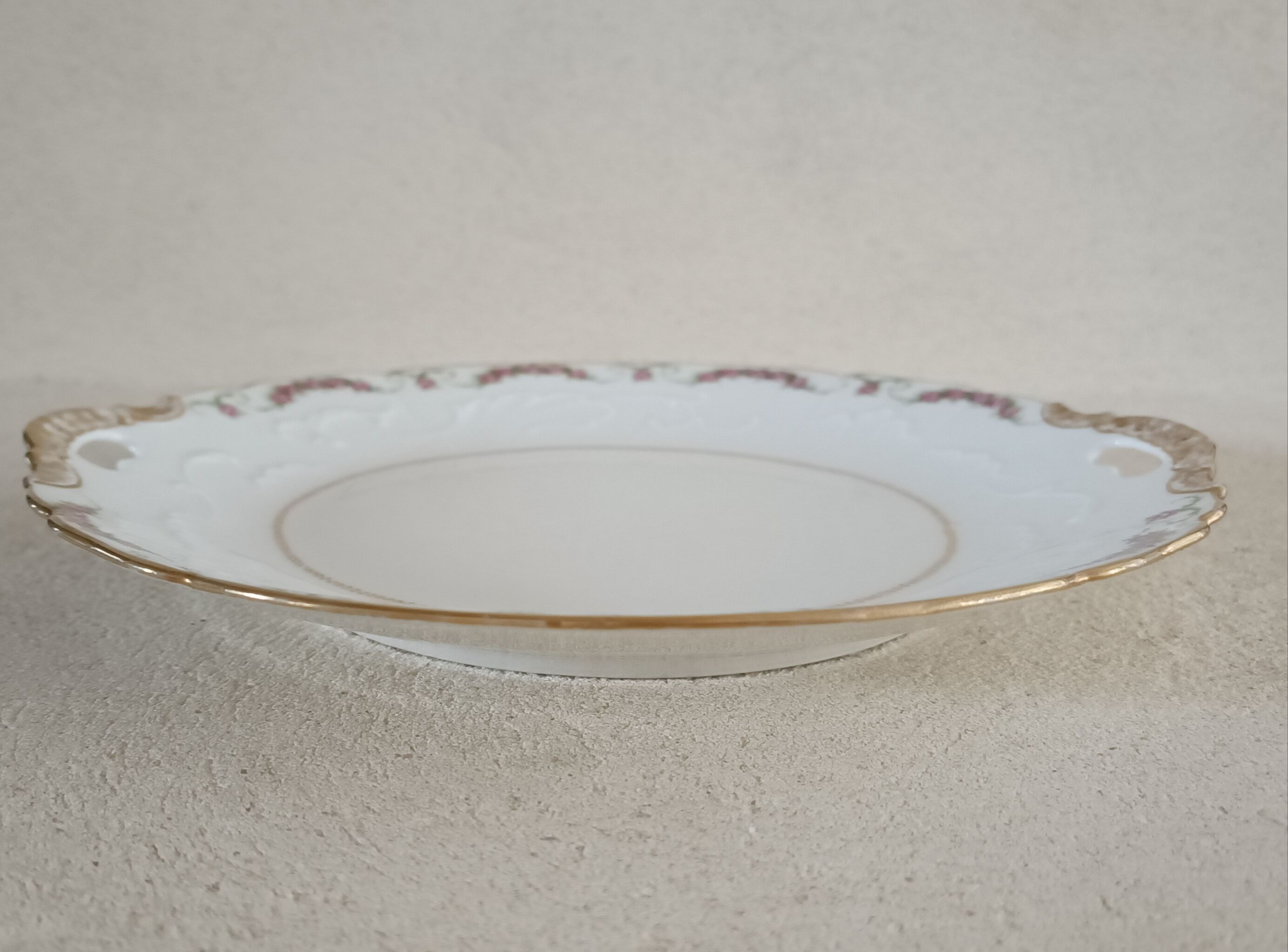 Limoges porcelain cake dish