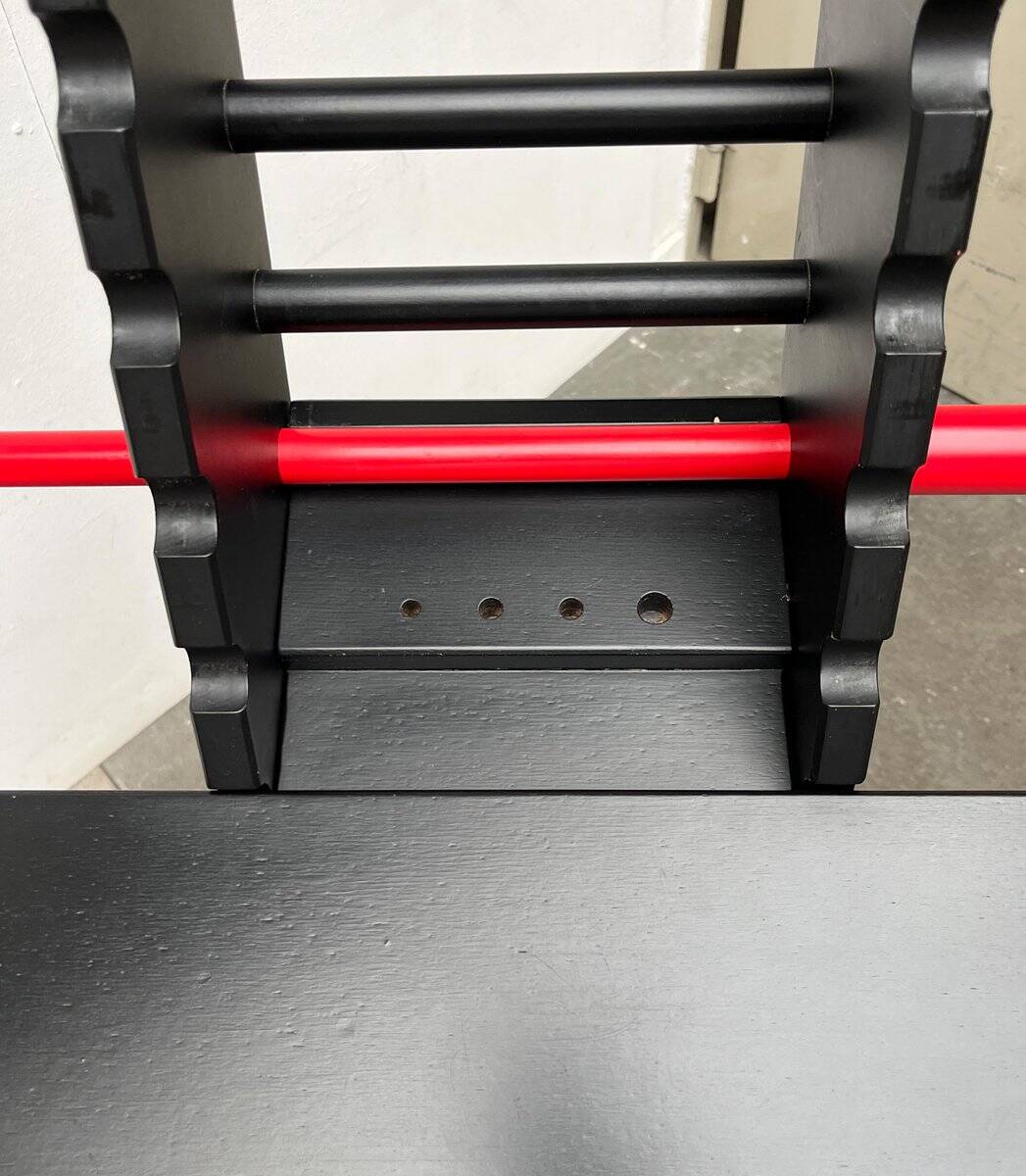 Postmodern standing desk by Holznest Design