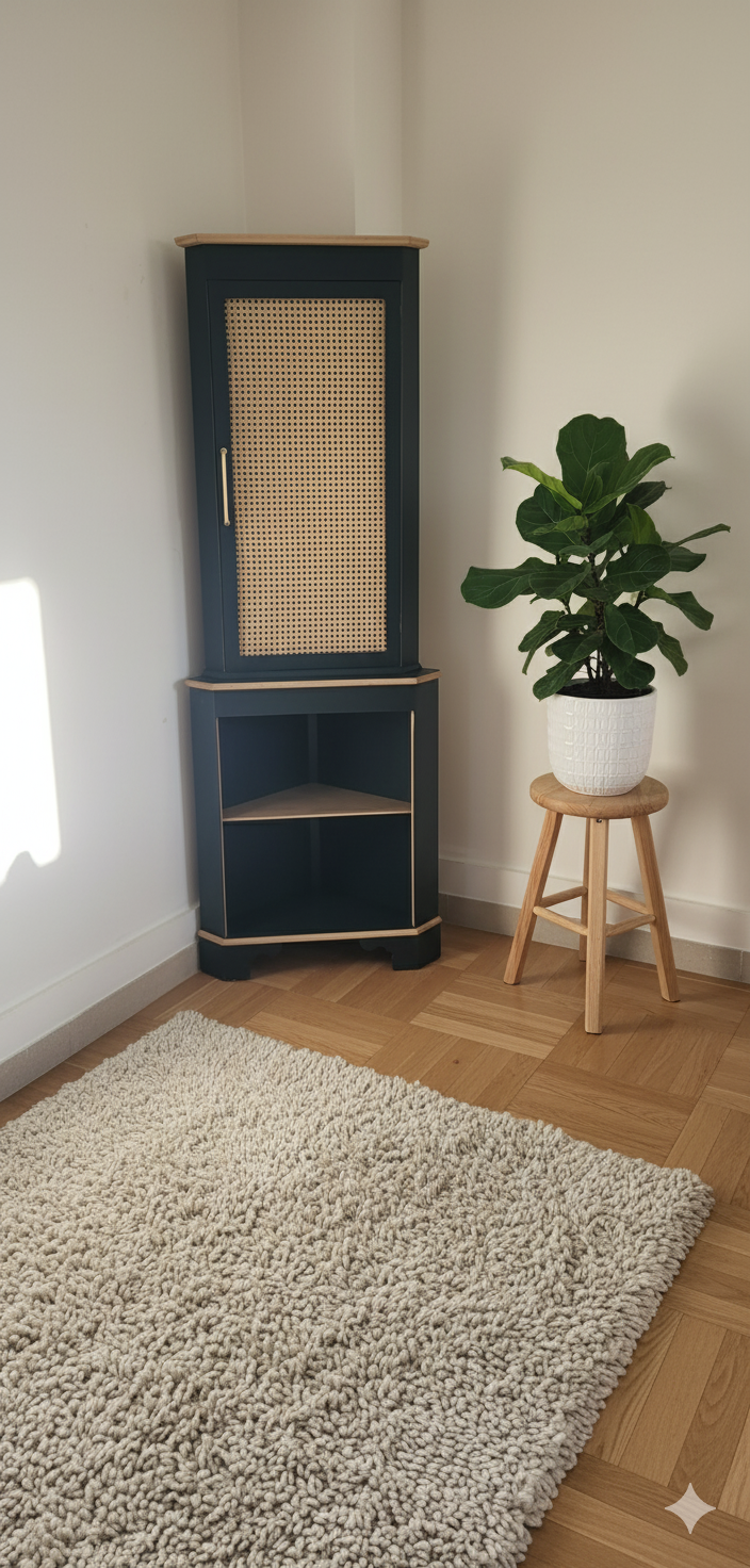Cypress green sideboard