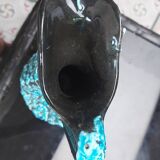 Fat lava vase sea foam or glacier enamels