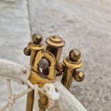 19th century brass rocking cradle from a castle