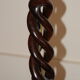 Twisted foot lamp