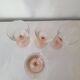 Set of 4 Rosaline Luminarc wine glasses