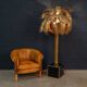 Lampadaire en palmier francaise du xxe siecle, christian techoueyres pour maison jansen