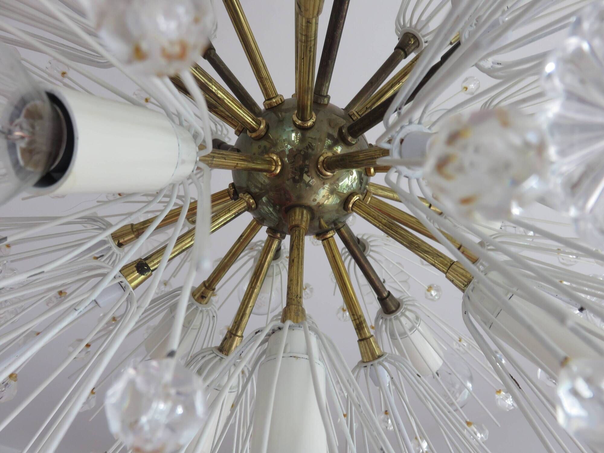 snowball, Dandelion, 17 lights, Emil Stejnar for Rupert Nikoll, Austria 50s