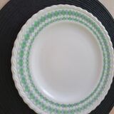 Set of 6 flat plates l'amandinoise