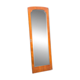 Vintage art deco concave wooden mirror 180cm