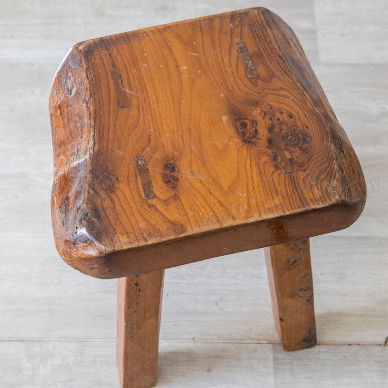 Set of 8 brutalist stools